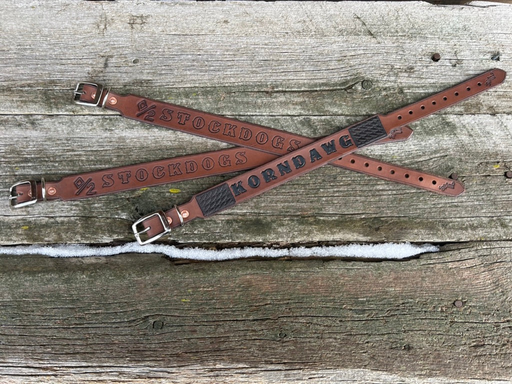 Custom Leather Dog Collars