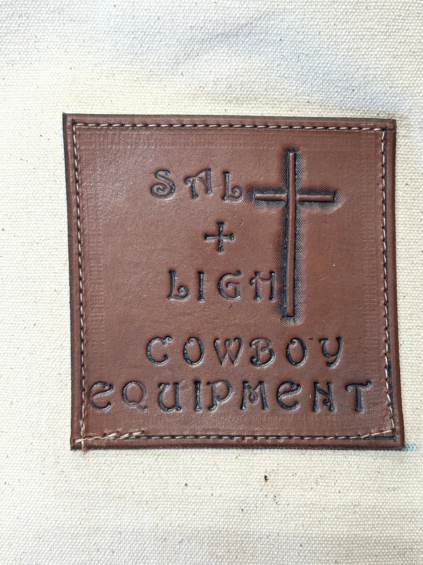 Step 3- Custom Cowboy Bedroll- Leather Finish