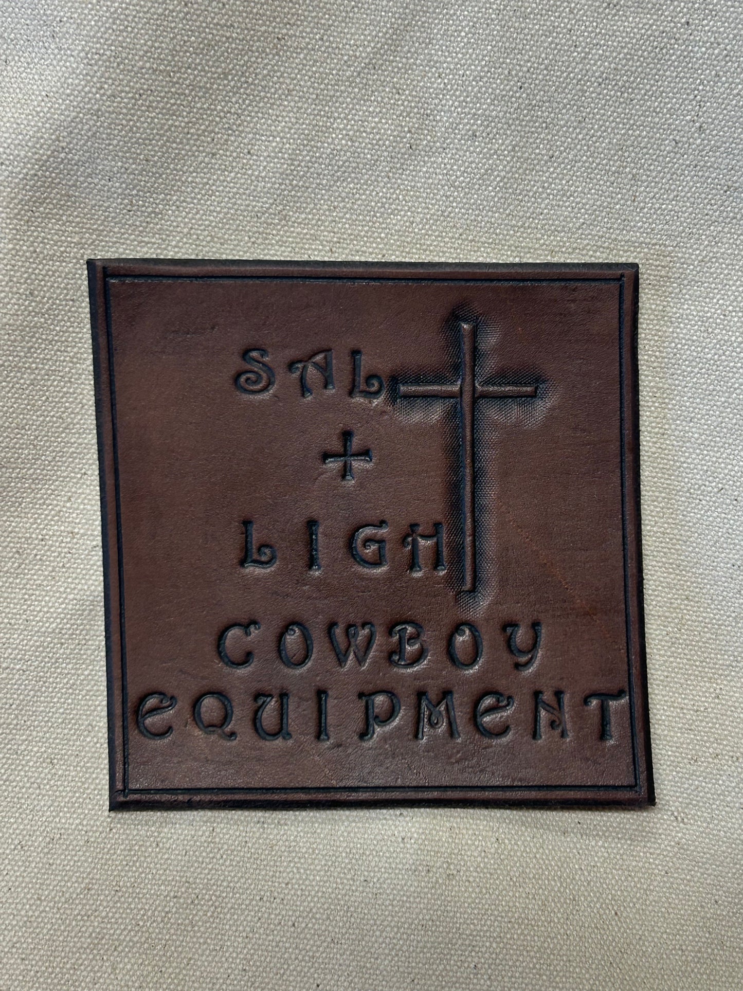 Step 3- Custom Cowboy Bedroll- Leather Finish