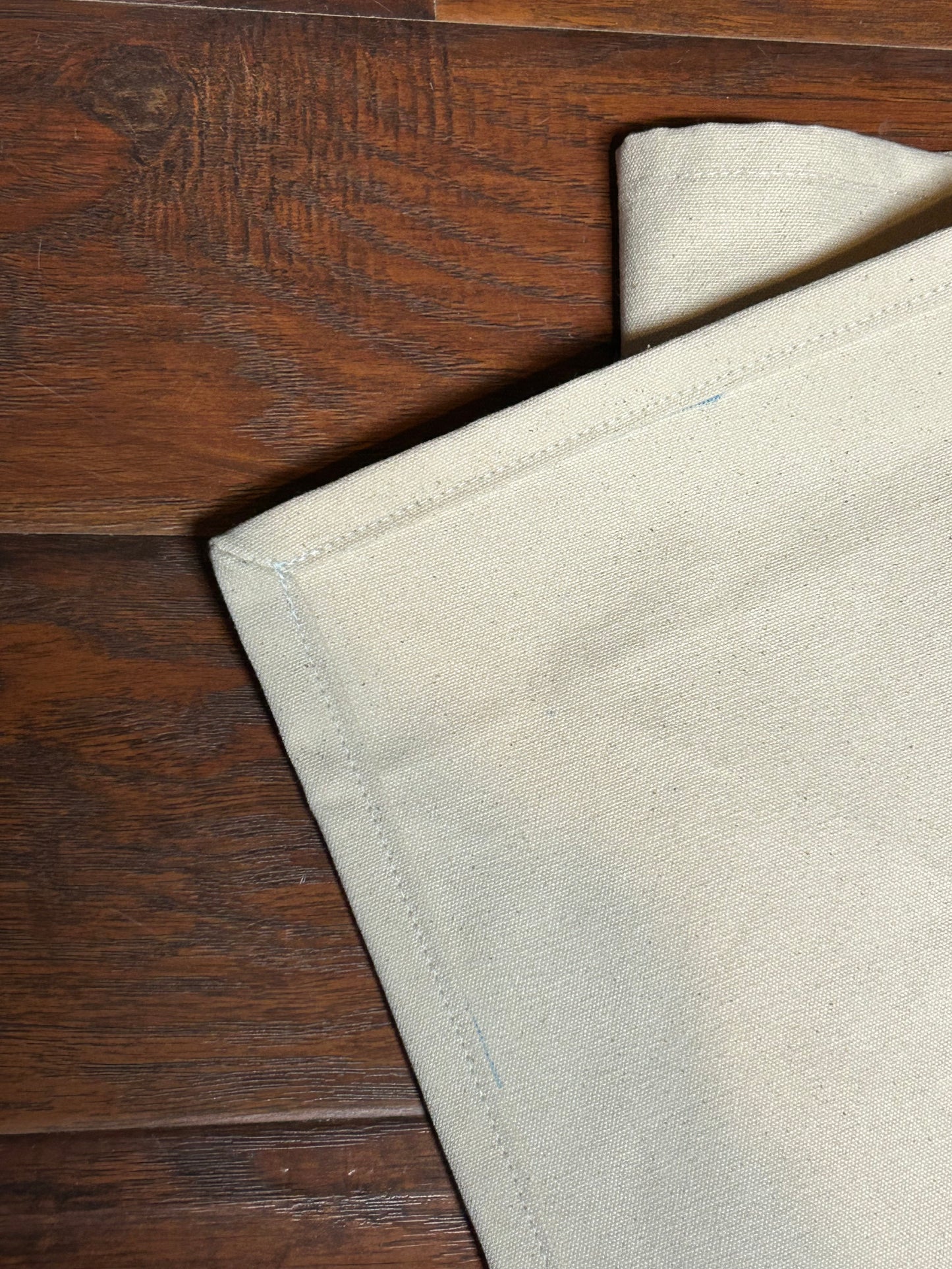 Step 1-Custom Cowboy Bedroll Tarp- 18 oz Natural Cotton Canvas Duck