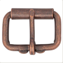 Simple antique copper roller buckle